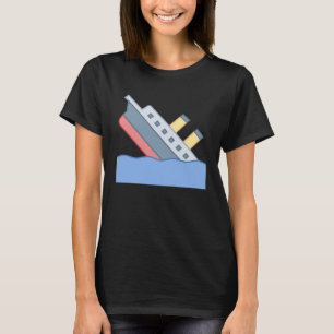T-shirt Lèvres perdues couler Bateau coulant Titanic Icebe