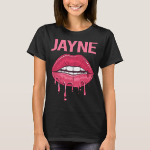 T-shirt Lèvres roses - Jayne Nom