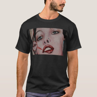 T-shirt Lèvres rouges