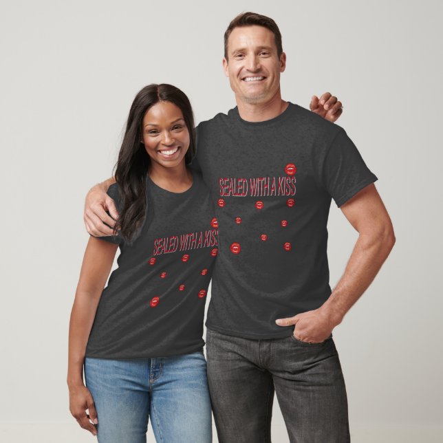 T-shirt lèvres rouges (Unisexe)