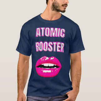 T-shirt lèvres rouges du coq atomique