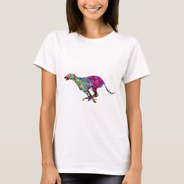T-shirt Lévrier en course (Devant)