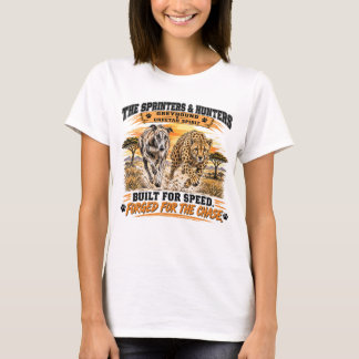 T-shirt Lévrier et Guépard