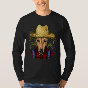 T-shirt Lévrier Fermier Agriculture Élevage Éleveur Animal
