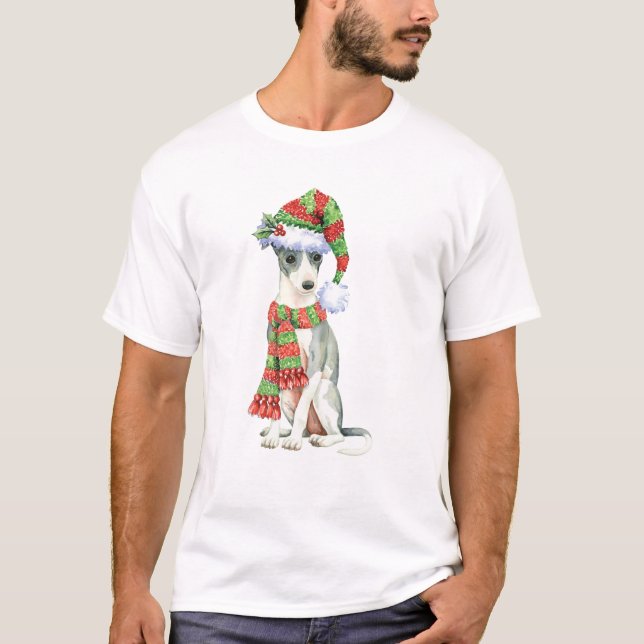 T-shirt Lévrier italien heureux de Howlidays (Devant)