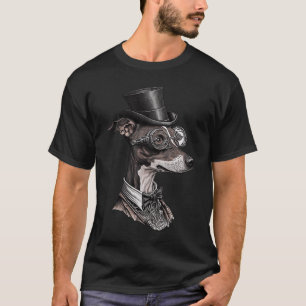 T-shirt Lévrier Italien Steampunk gothique