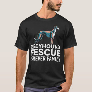 T-shirt Lévriers de course de lévriers de race