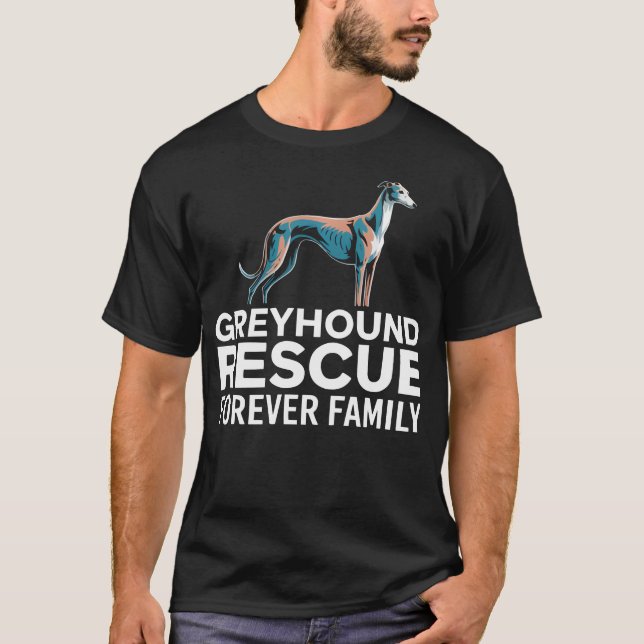 T-shirt Lévriers de course de lévriers de race (Devant)