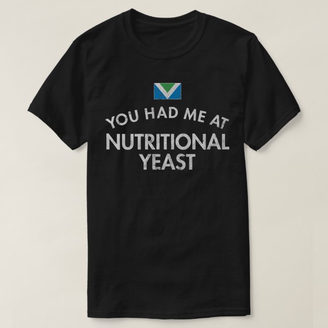 T-shirt Levure nutritive Végétale Saveur Sauce Gravure (Design devant)