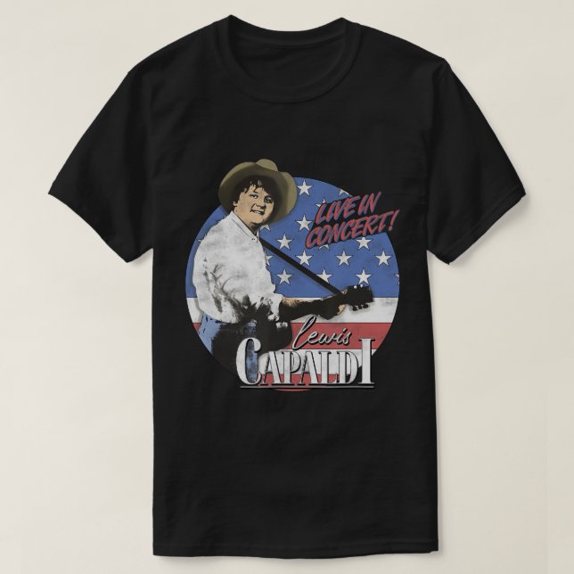 T-shirt Lewis Capaldi â€"Americas Sweethee New York T-S (Design devant)