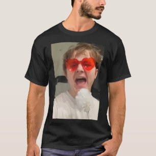 T-shirt Lewis Capaldi - Lunettes de soleil du coeur essent