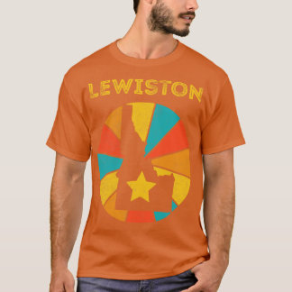 T-shirt Lewiston Idaho Souvenir Vintage en détresse 1
