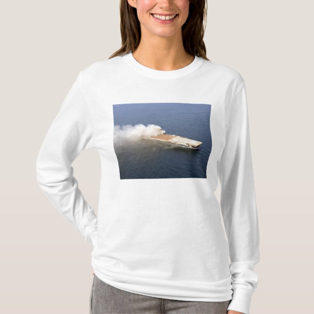 T-shirt L'ex-Oriskany, un avion déclassé (Devant)