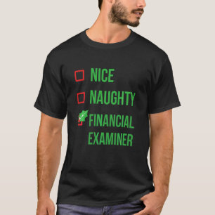 T-shirt L'examinateur financier Funny Pajama Christmas