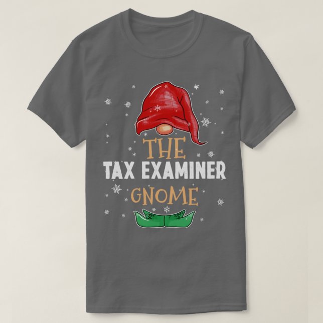 T-shirt L'examinateur fiscal Gnome Famille Correspondant N (Design devant)