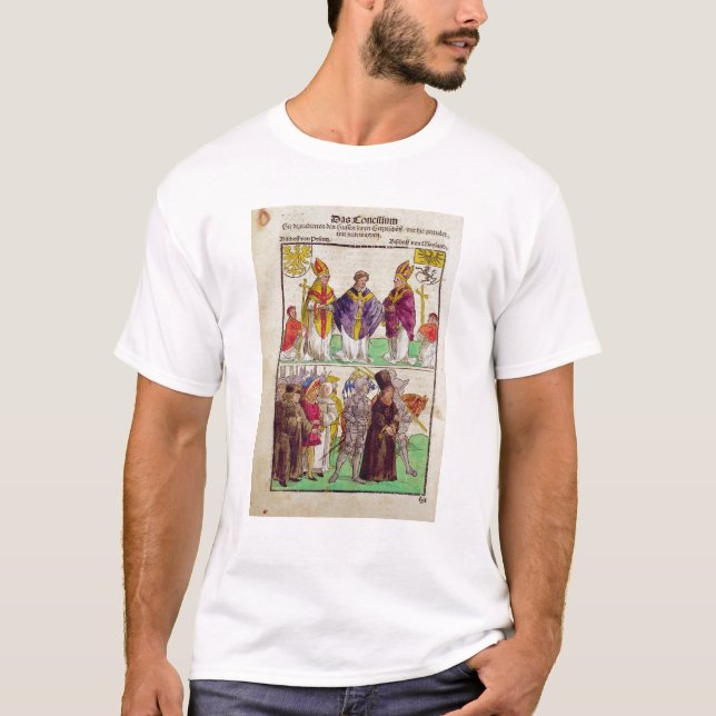T-shirt L'exécution de Jan Hus (Devant)
