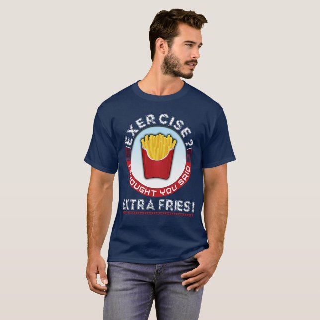 T-shirt L'exercice I a pensé que vous avez dit des (Devant entier)