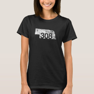 T-shirt Lexington Kearney Ogallala Area Code 308 Shirt, Ne