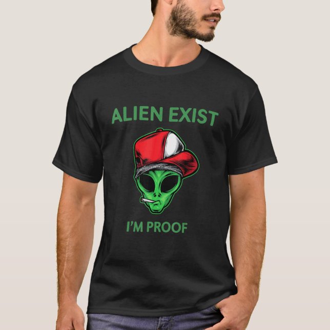 T-shirt L'existence d'aliens est la preuve d'Halloween (Devant)