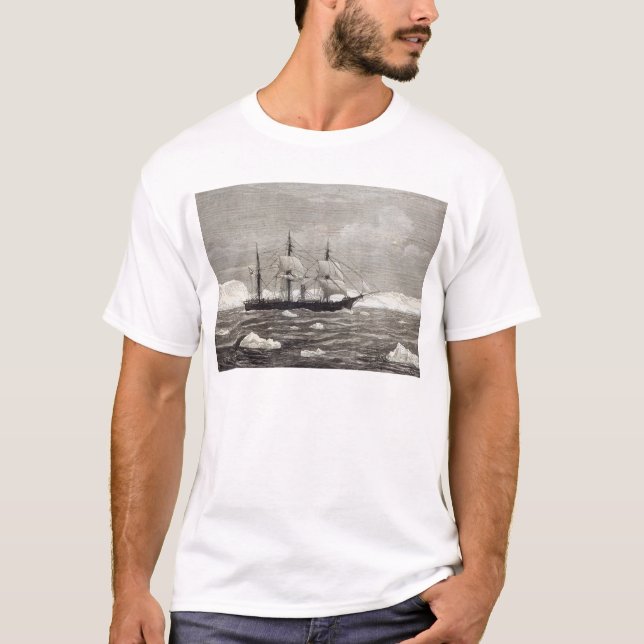 T-shirt L'expédition de Pôle Nord (Devant)