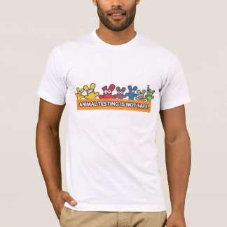T-shirt L'expérimentation animale n'est pas sûre