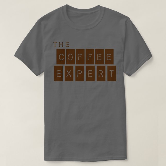 T-shirt L'expert du café (Design devant)