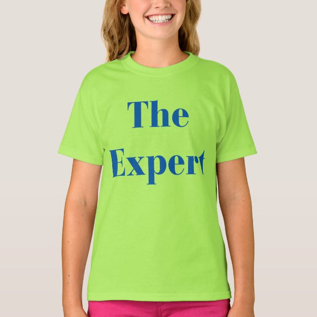 T-shirt 'L'Expert' - Trump pour les filles (Devant)