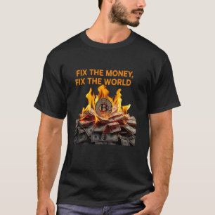 T-shirt L'exploitation minière réparer l'argent réparer le