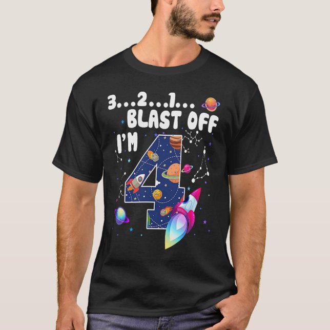 T-shirt L'explosion de l'espace extra-atmosphérique Je sui (Devant)