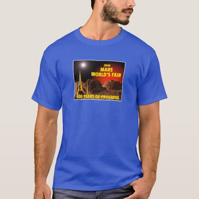 T-shirt L'Exposition universelle de 2040 mars (Devant)