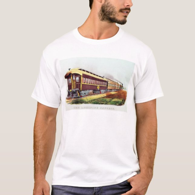 T-shirt L'express de foudre (Devant)