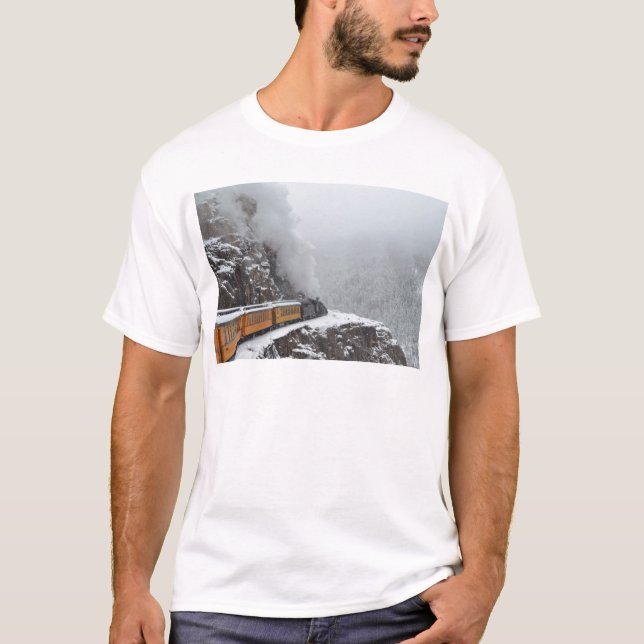 T-shirt L'express polaire arrondit la courbure (Devant)