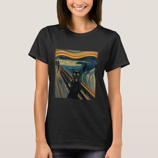 T-shirt L'expressionnisme archi-hurleur de chats (Devant)