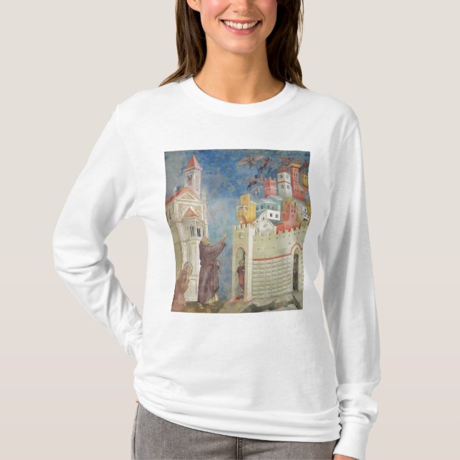 T-shirt L'expulsion des diables d'Arezzo, 1297-99 (Devant)