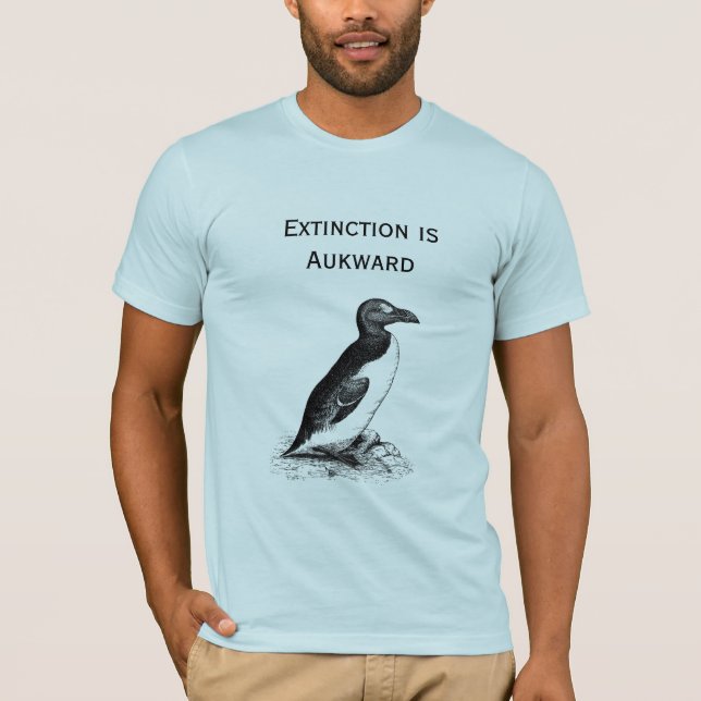 T-shirt L'extinction est Aukward (Devant)