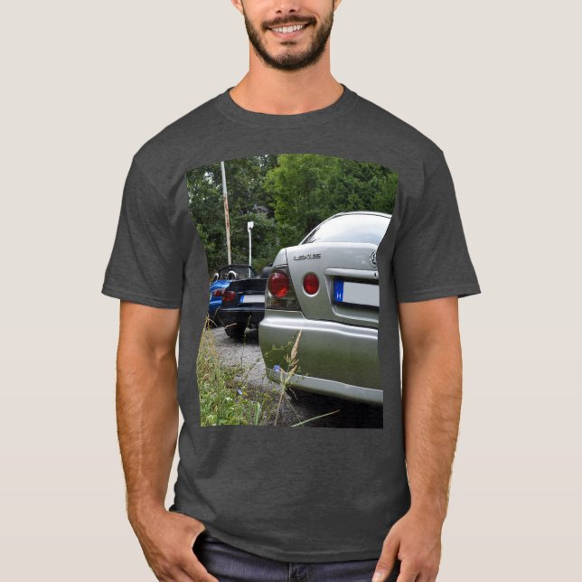 T-shirt Lexus IS200 / IS300 avec Mazda MX-5 Miata (Devant)