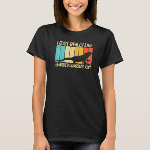 T-shirt Lézard à barbe cool pour hommes femmes reptile léz