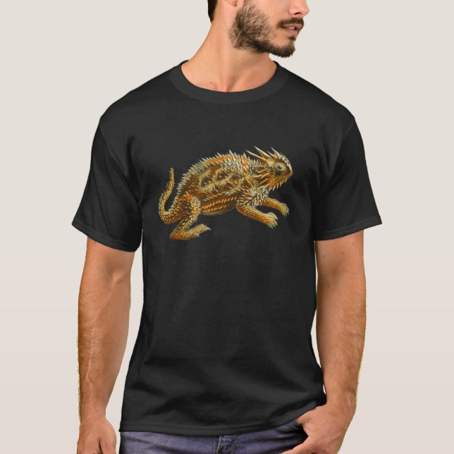 T-shirt Lézard à cornes du Texas (Devant)