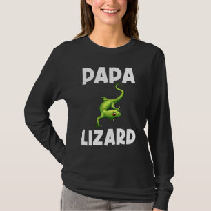 T-shirt Lézard Cool Pour Hommes Gecko Père Reptile Vert An