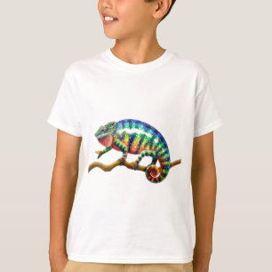 T-shirt Lézard de caméléon de panthère