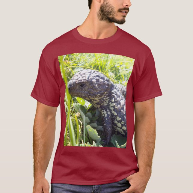T-shirt Lézard de langue bleue, (Devant)
