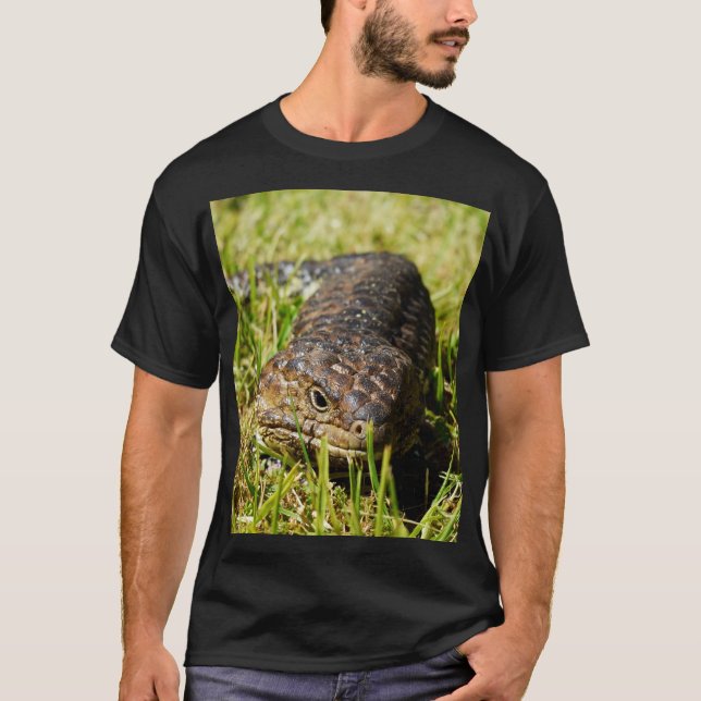 T-shirt Lézard de langue bleue australienne, (Devant)
