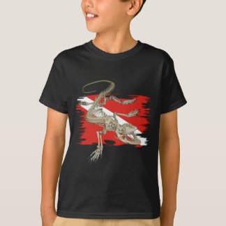 T-shirt Lézard de piqué