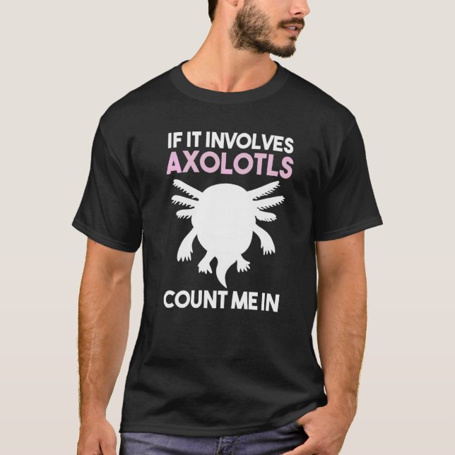 T-shirt Lézard de poisson Axolotl (Devant)