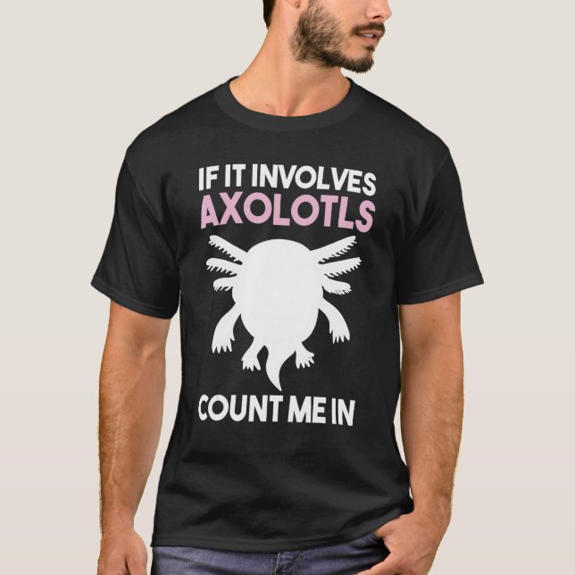 T-shirt Lézard de poisson Axolotl (Devant)