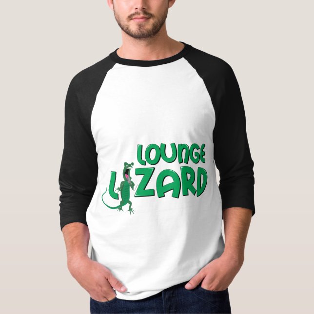 T-shirt Lézard de salon (Devant)