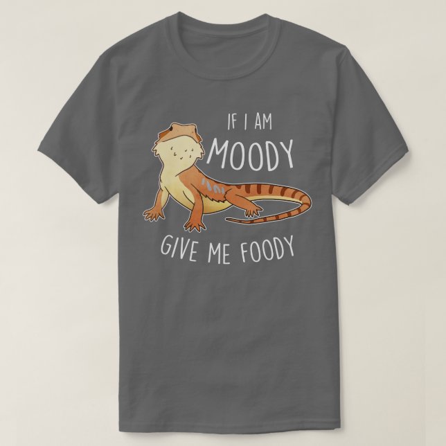 T-shirt Lézard Dragon Lézard Moody Foody (Design devant)
