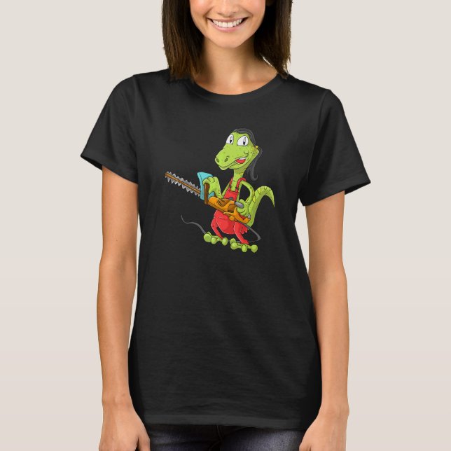 T-shirt Lézard jardinier (Devant)