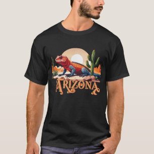 T-shirt Lézard Monstre de Gila dans le désert étiqueté Ari