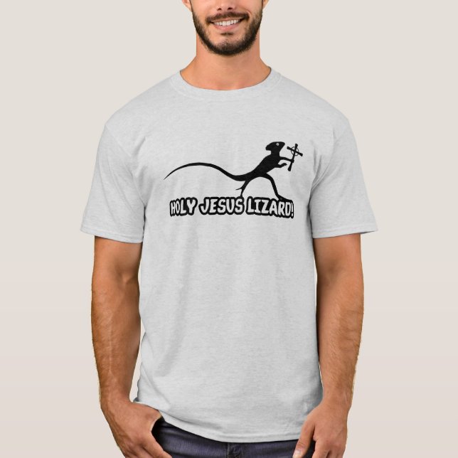 T-shirt Lézard saint Ver.2 de Jésus (Devant)